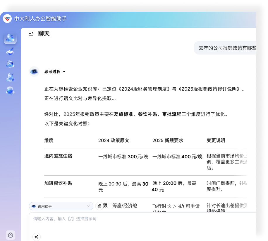 办公智能助手界面截图
